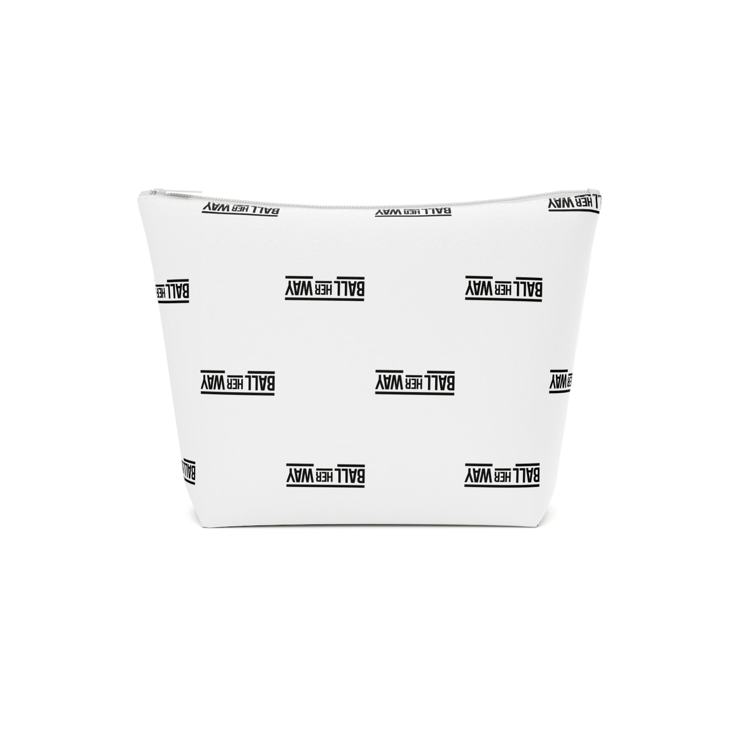 logo Pattern Makeup Bag Face Card Never Declines