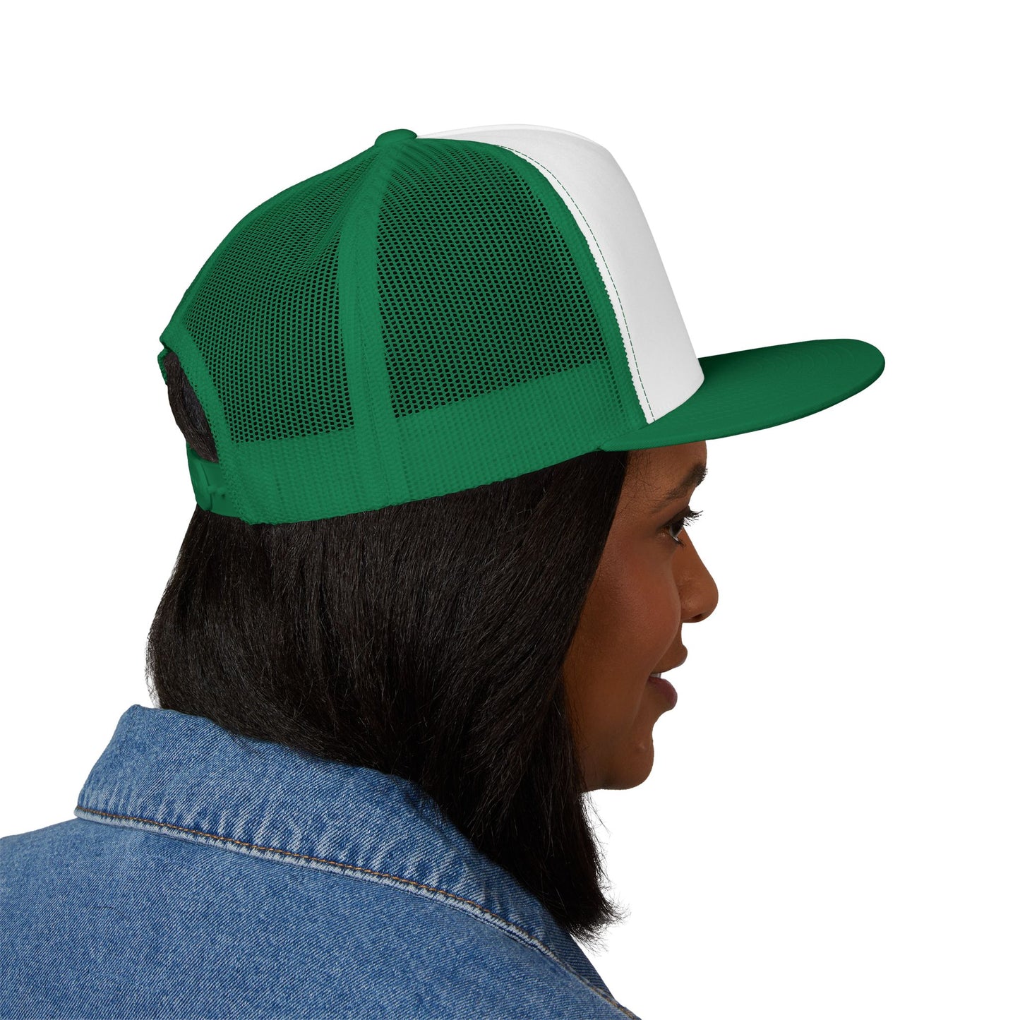 Faith-Inspired 5 Panel Trucker Cap, Casual Summer Hat, Embroidered Christian Cap, Gift for Believers, Adjustable Sun Hat