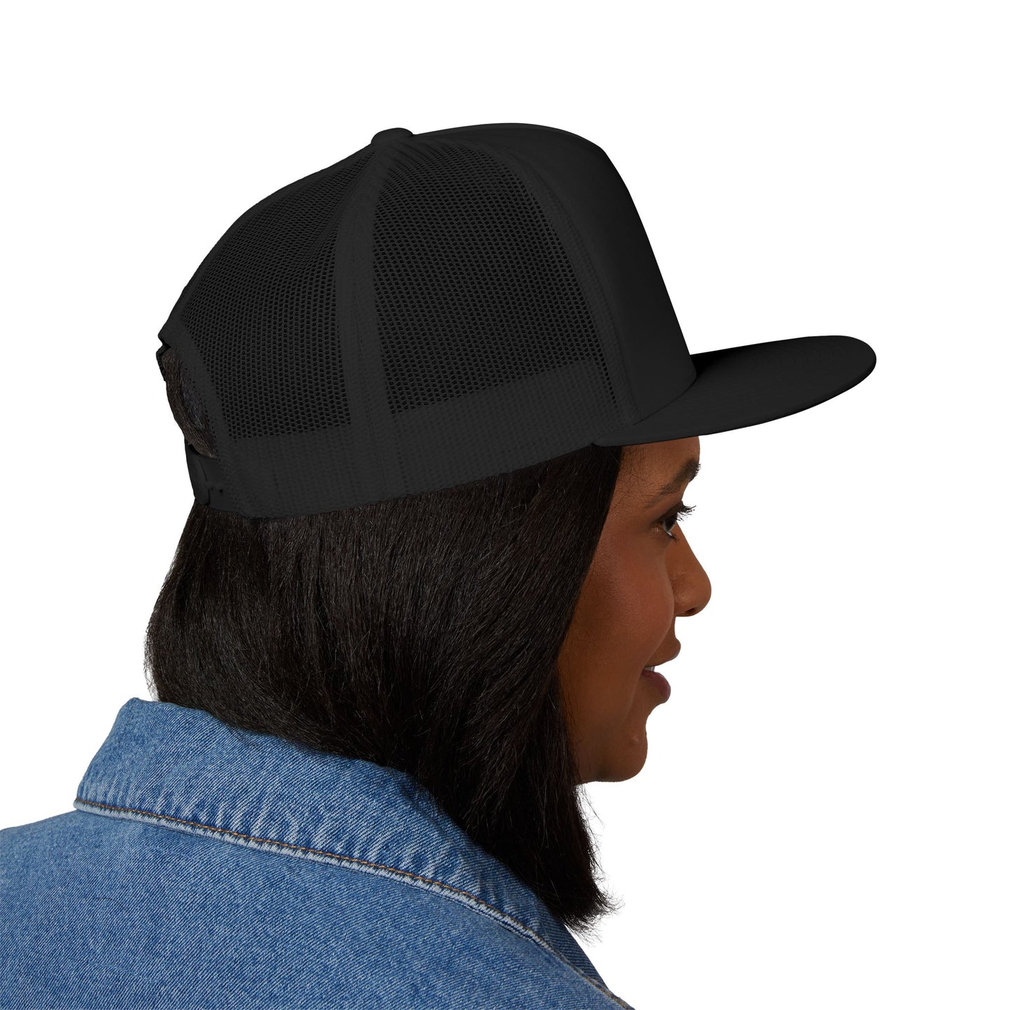 Faith-Inspired 5 Panel Trucker Cap, Casual Summer Hat, Embroidered Christian Cap, Gift for Believers, Adjustable Sun Hat