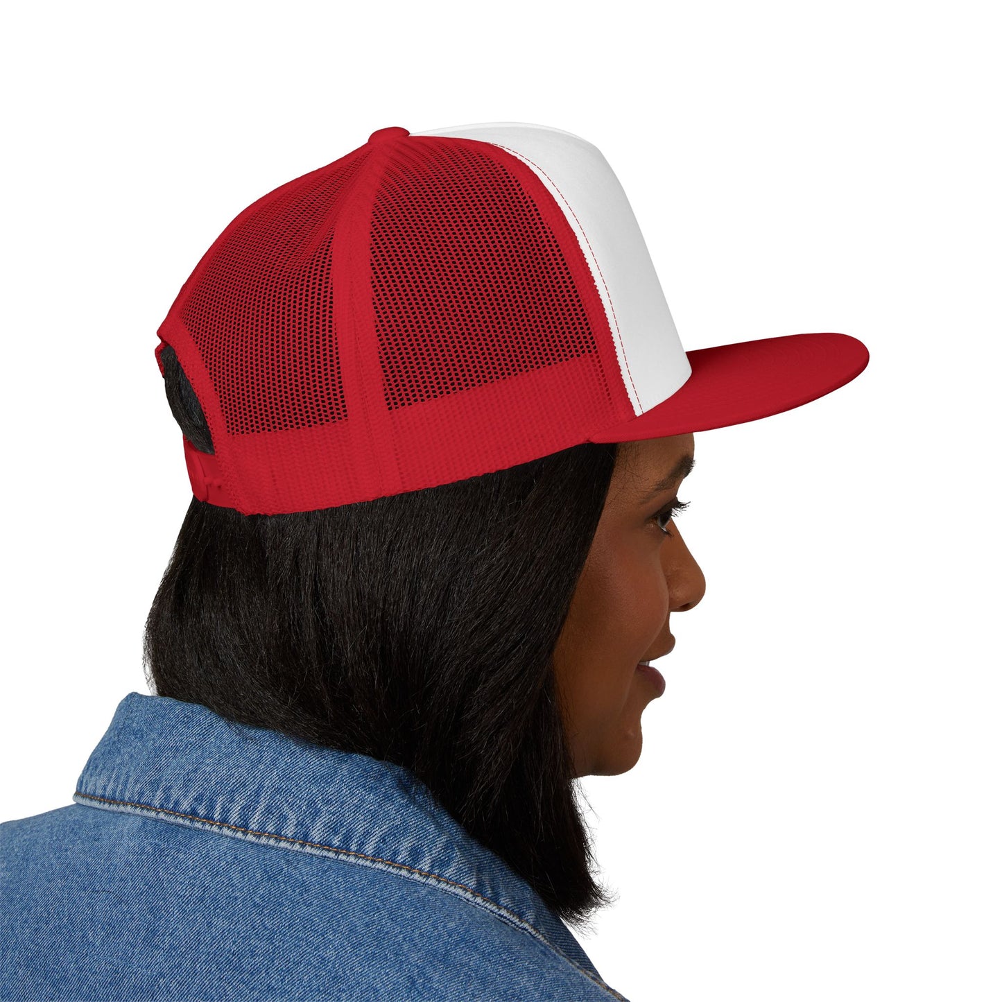 Faith-Inspired 5 Panel Trucker Cap, Casual Summer Hat, Embroidered Christian Cap, Gift for Believers, Adjustable Sun Hat