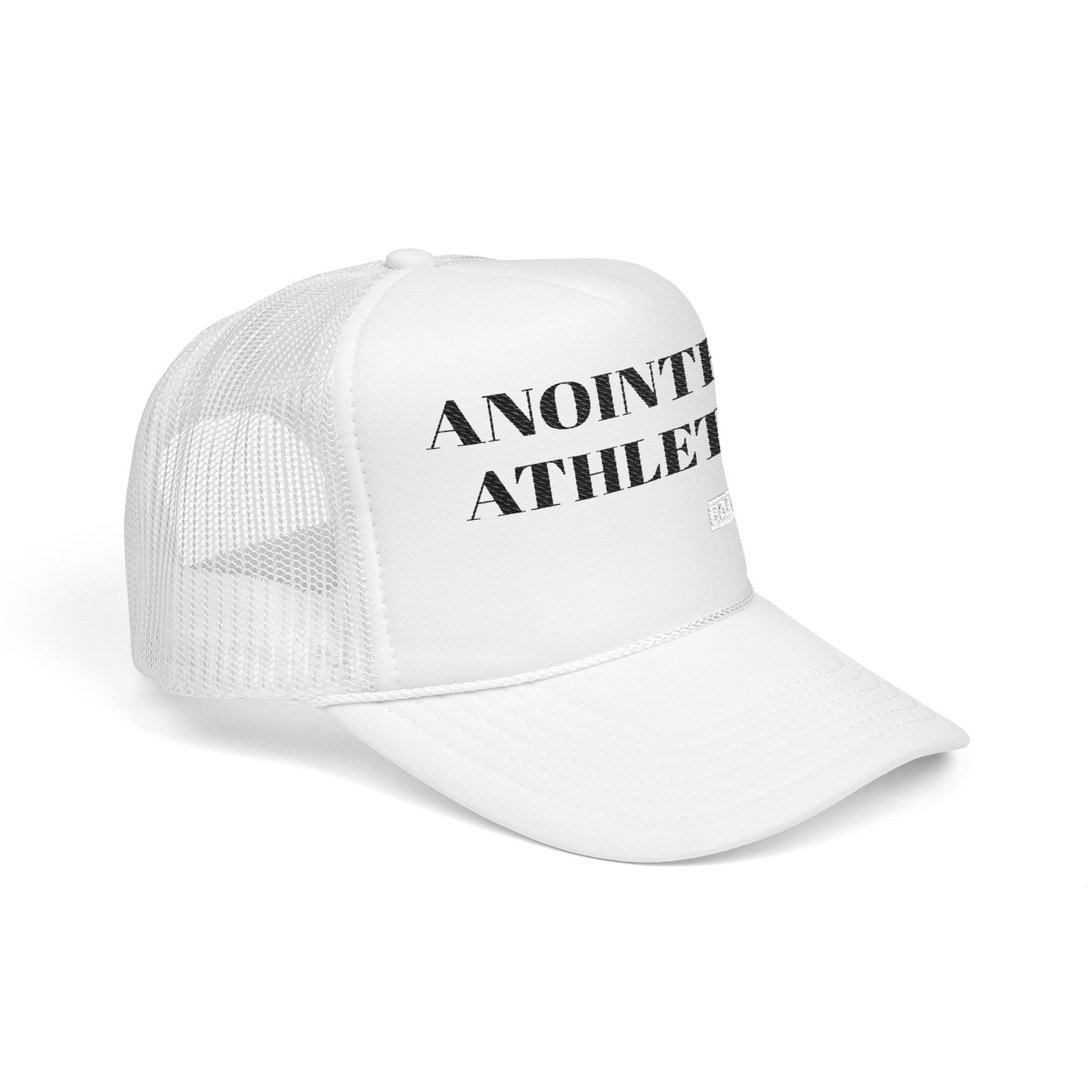 Foam Trucker Hat - Anointed Athlete and Chain Embroidered Cap for Brides and Wedding Celebration