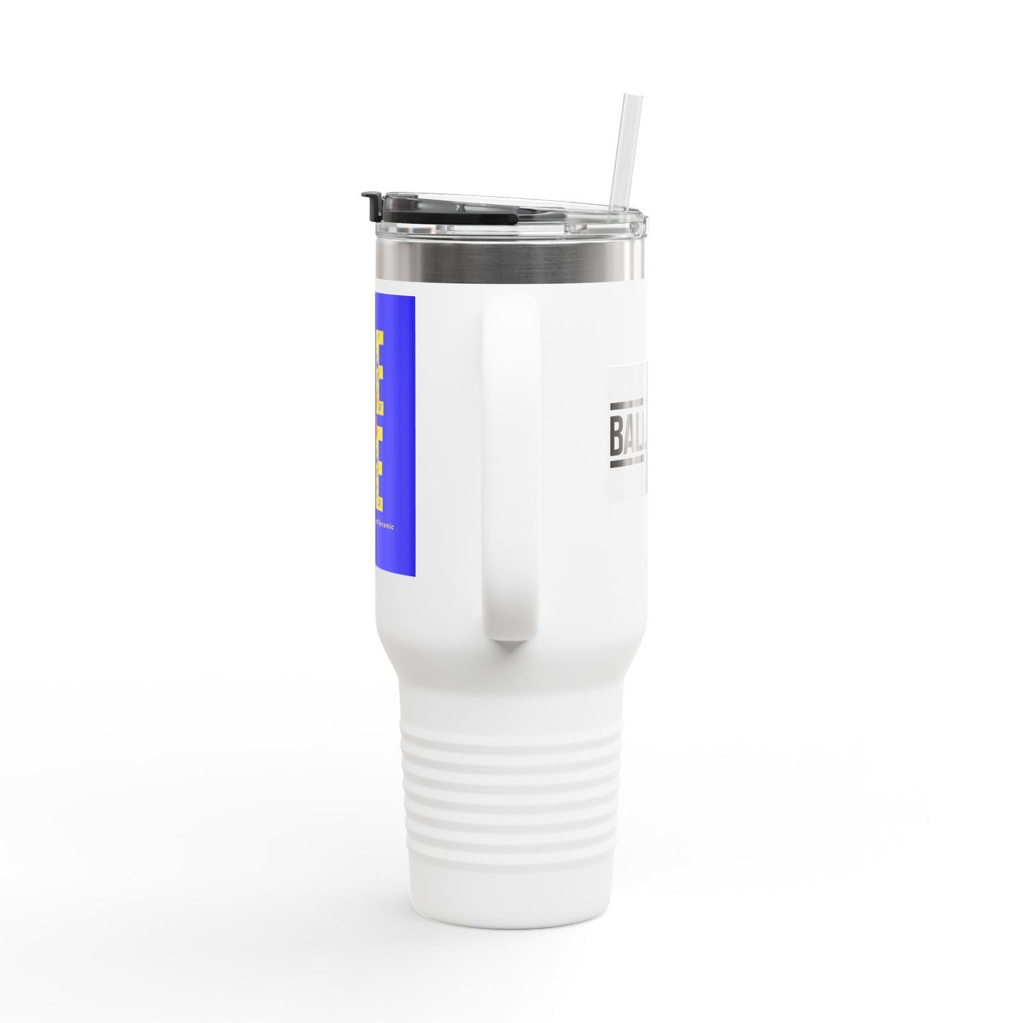 Versatile Insulated Travel Mug - 40oz | 'Me vs Me' Motivational Design