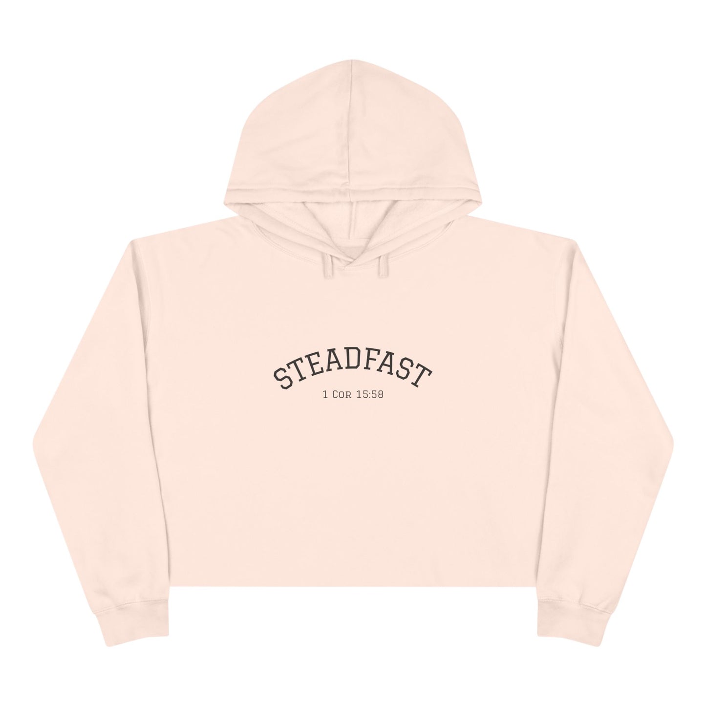 Steadfast Crop Hoodie — "Ball Her Way" Athletic Crop Sweatshirt