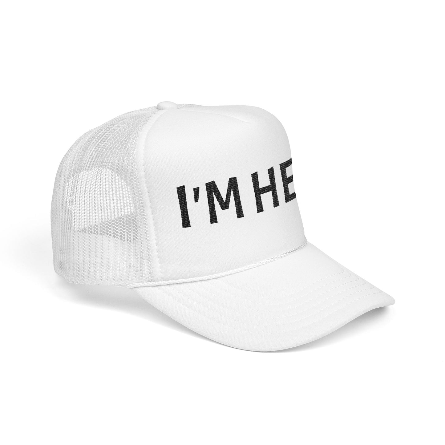 I'm Her Ball and Chain Foam Trucker Hat, Funny Gift for Brides, Wedding Accessories, Bridal Party Apparel, Engagement Celebration Hat