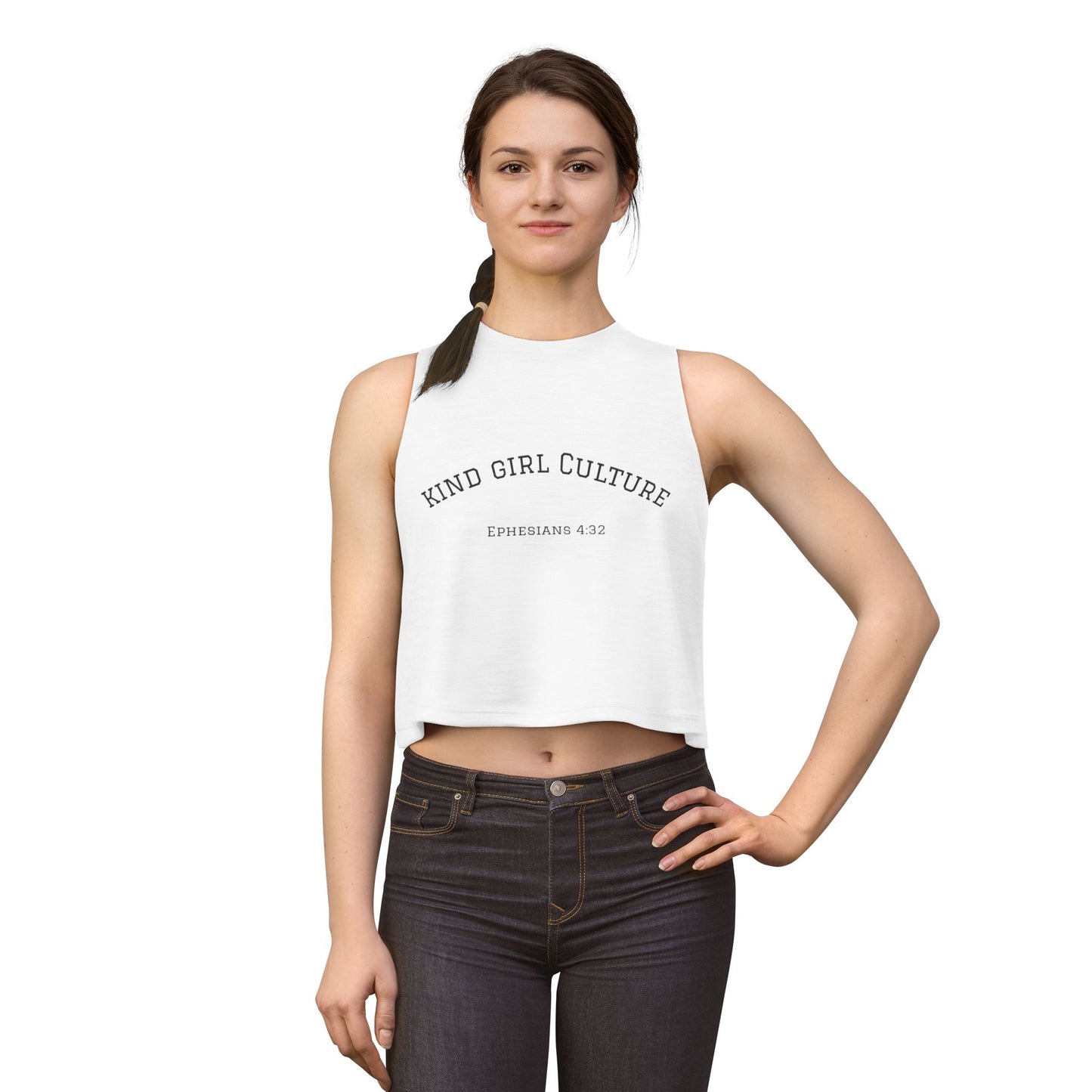 Kind Girl Culture Crop Top — Ephesians 4:32 Inspirational Women’s Tank