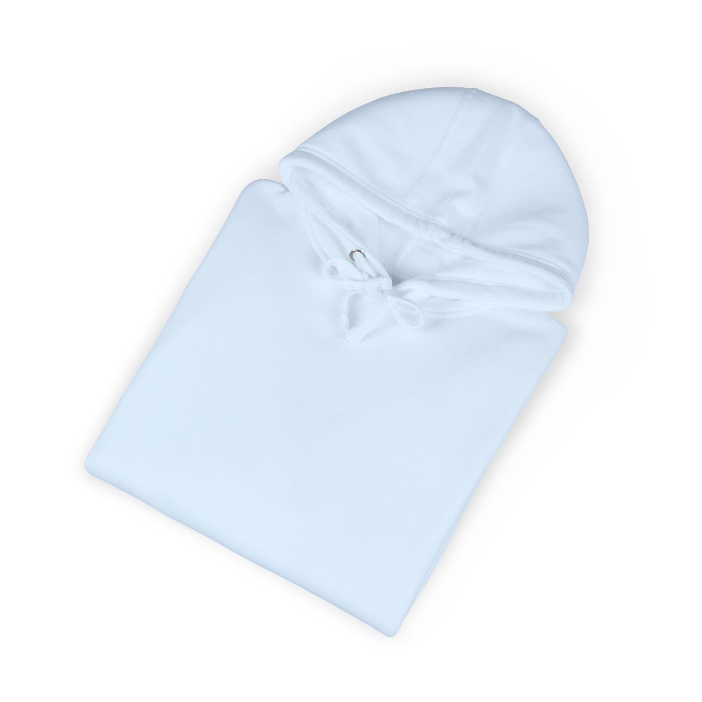 Minimal White Hoodie — Classic Fleece Pullover