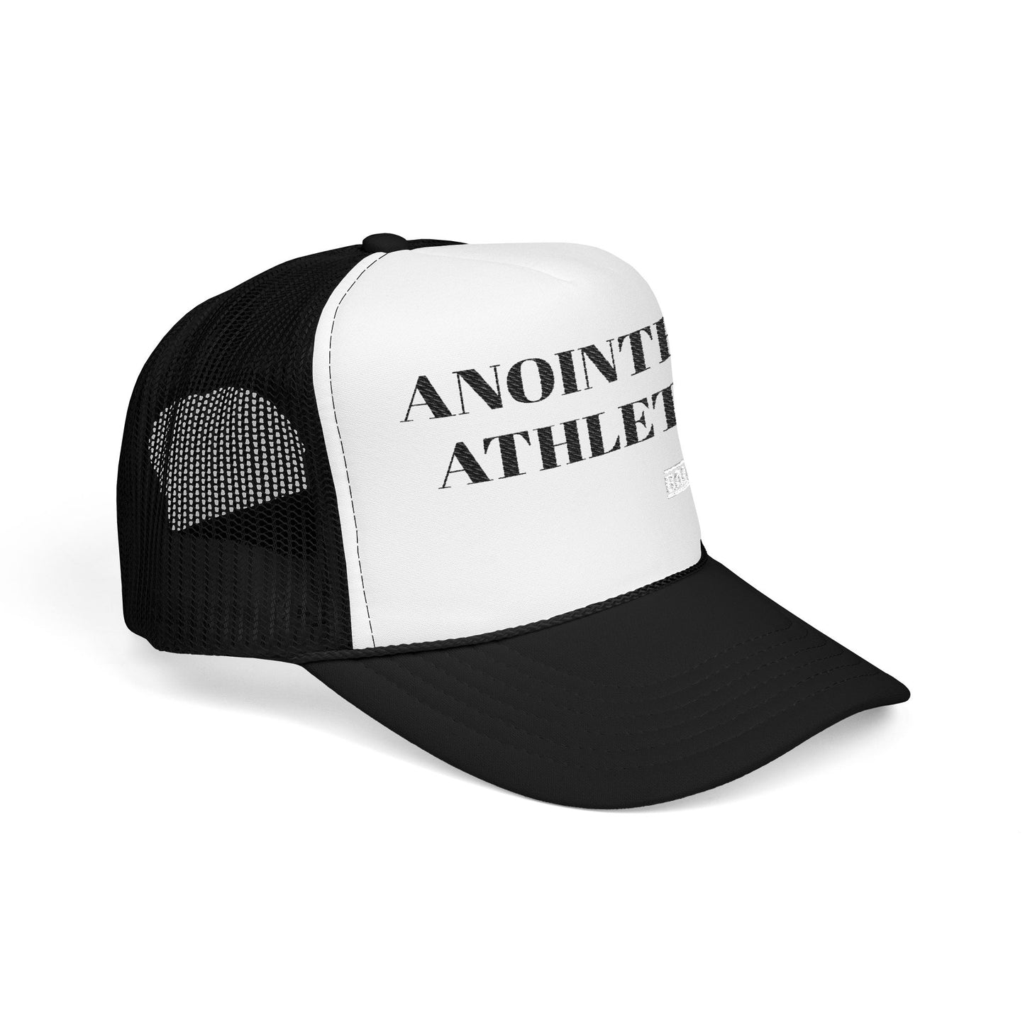 Foam Trucker Hat - Anointed Athlete and Chain Embroidered Cap for Brides and Wedding Celebration