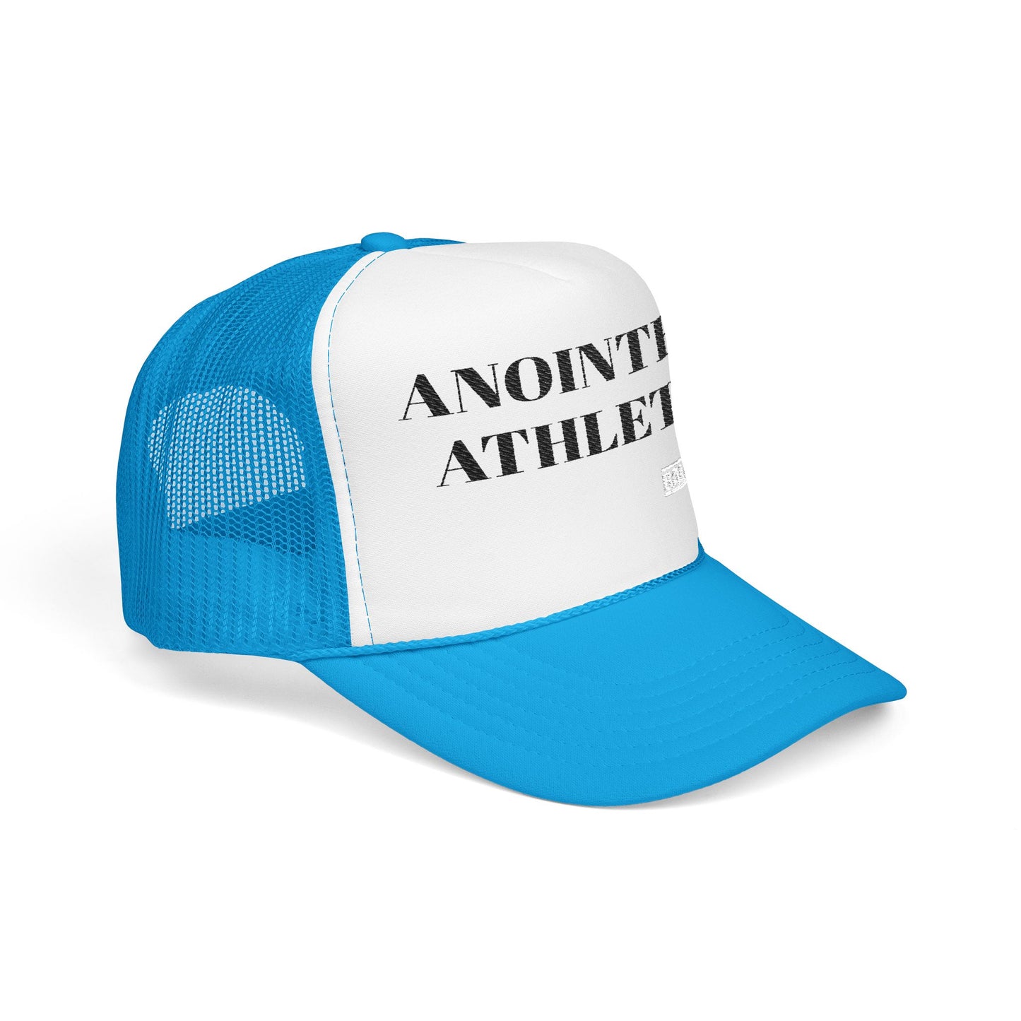 Foam Trucker Hat - Anointed Athlete and Chain Embroidered Cap for Brides and Wedding Celebration