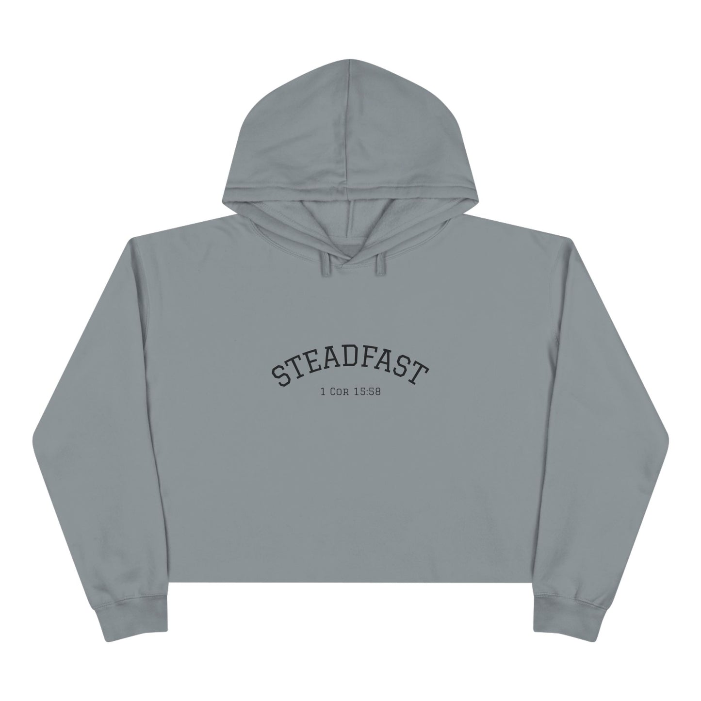Steadfast Crop Hoodie — "Ball Her Way" Athletic Crop Sweatshirt
