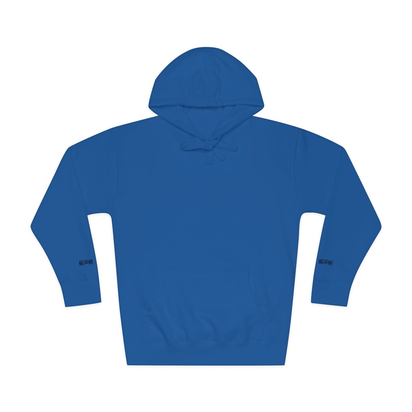 Minimal White Hoodie — Classic Fleece Pullover