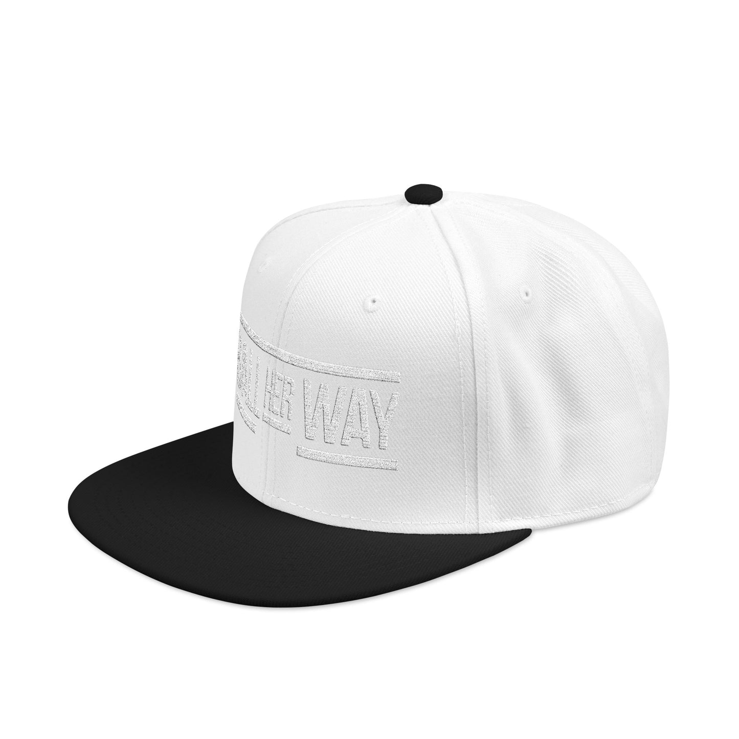Embroidered Snapback Hat-Ball Her Way