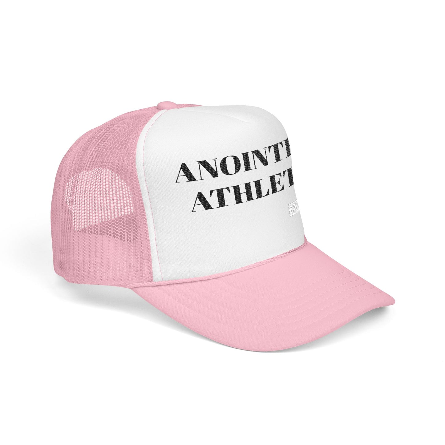 Foam Trucker Hat - Anointed Athlete and Chain Embroidered Cap for Brides and Wedding Celebration