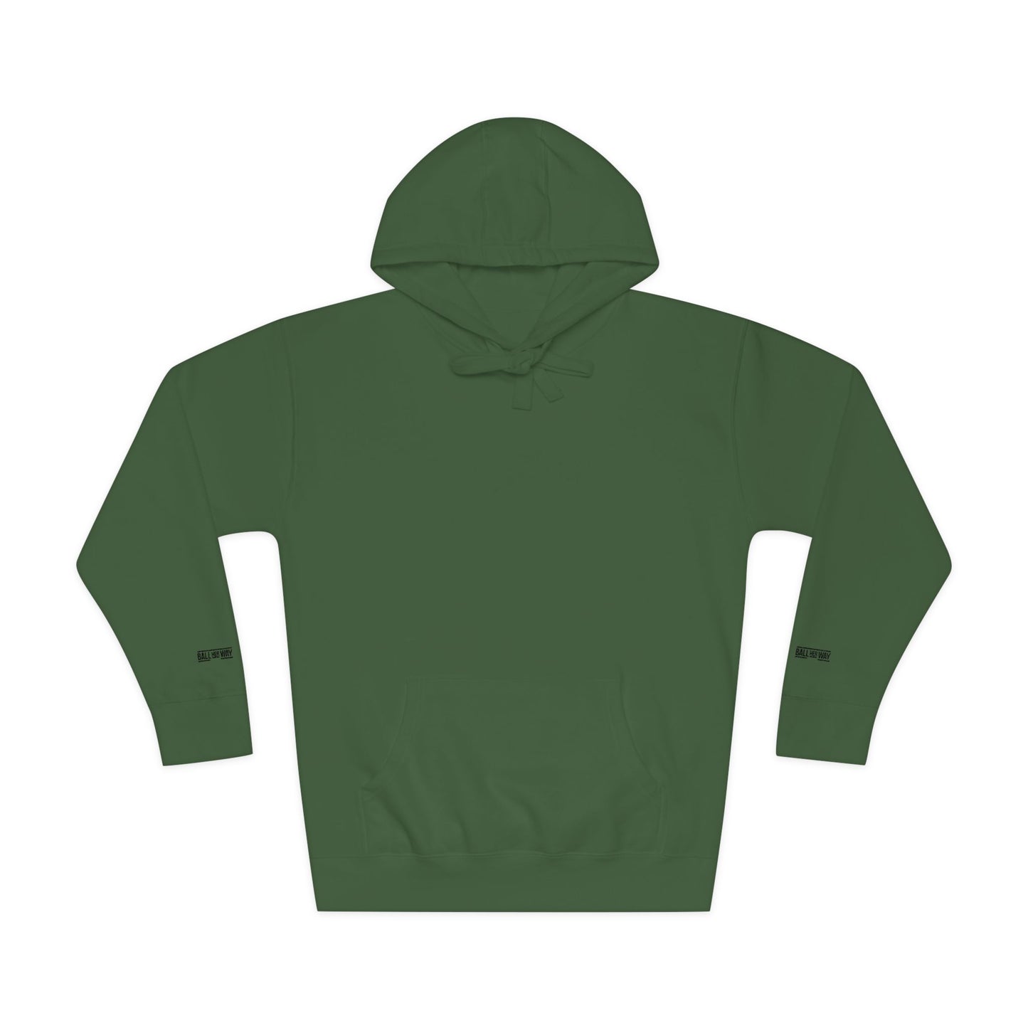 Minimal White Hoodie — Classic Fleece Pullover