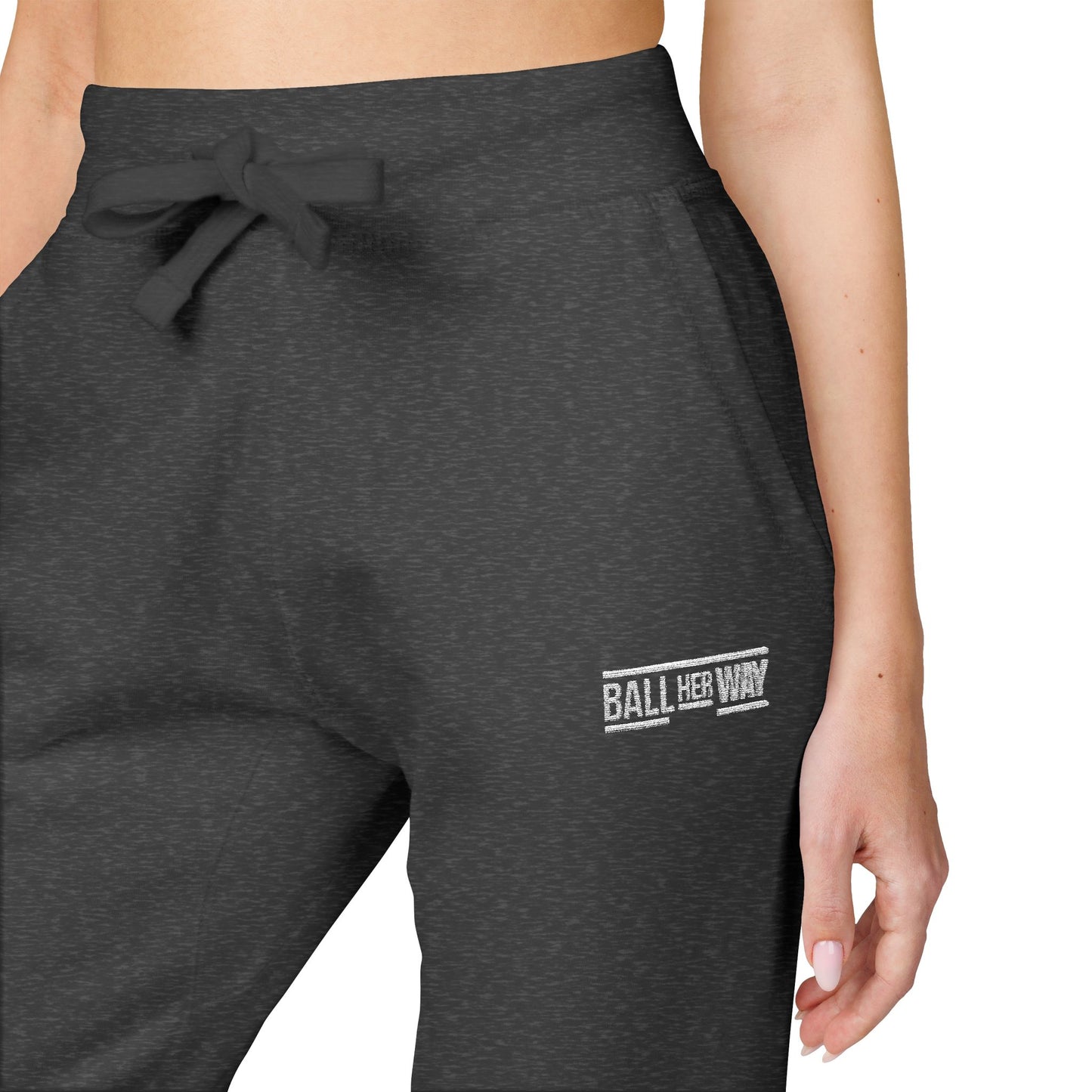 Cozy Unisex Fleece Sweatpants - Perfect for Relaxing, Workouts, and Casual Outings, Embroidered Style, Great for Gifting