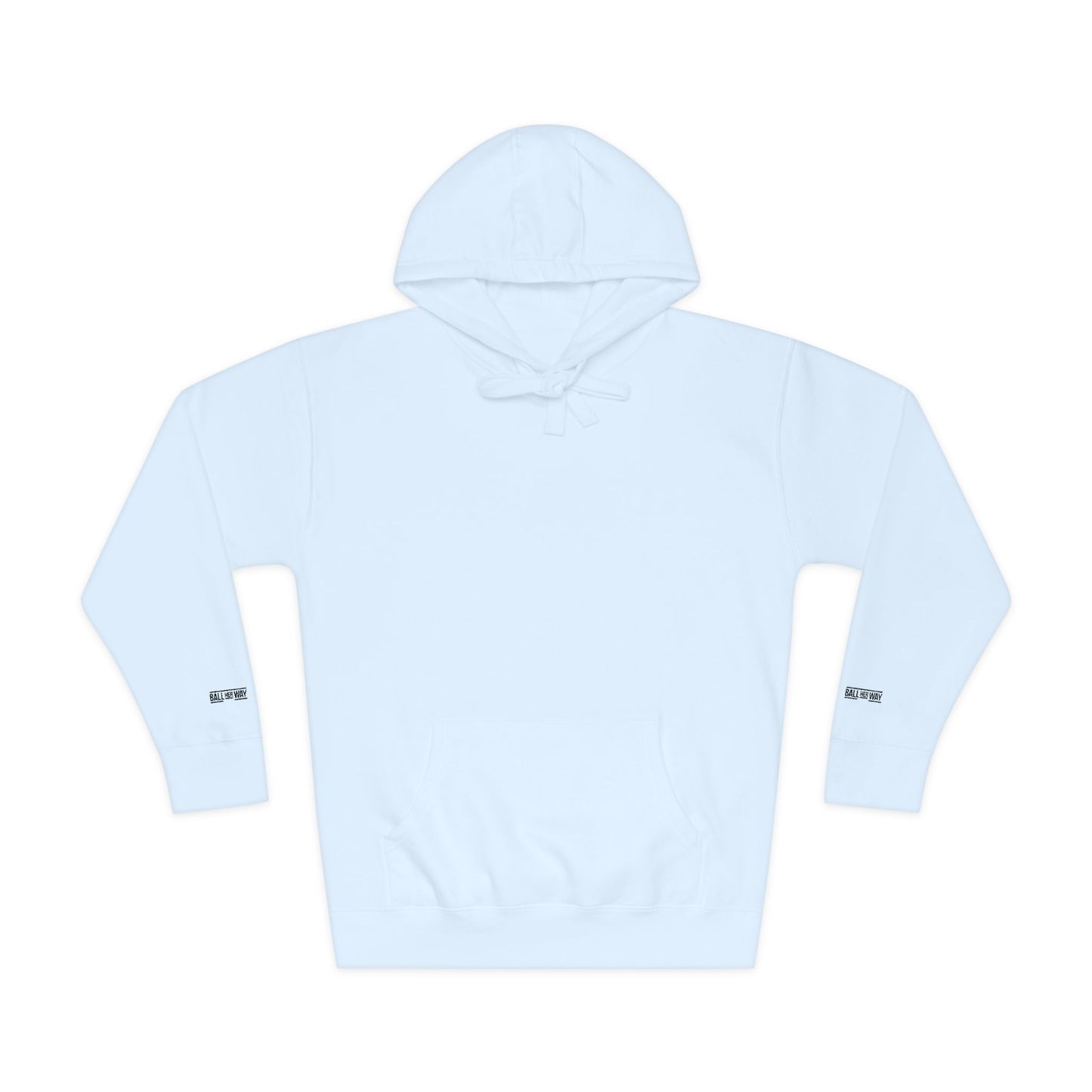 Minimal White Hoodie — Classic Fleece Pullover