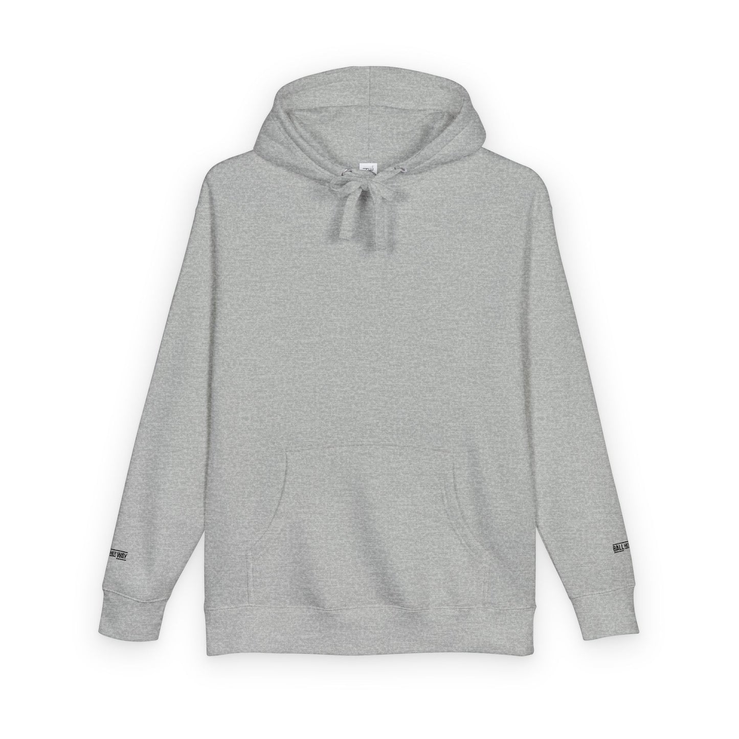 Minimal White Hoodie — Classic Fleece Pullover