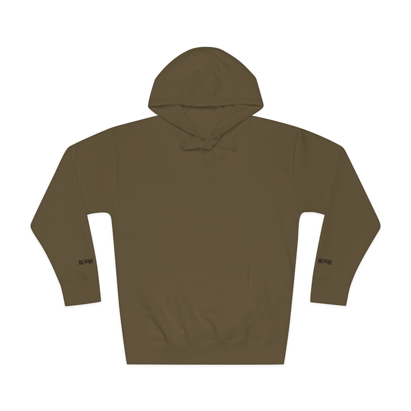 Minimal White Hoodie — Classic Fleece Pullover