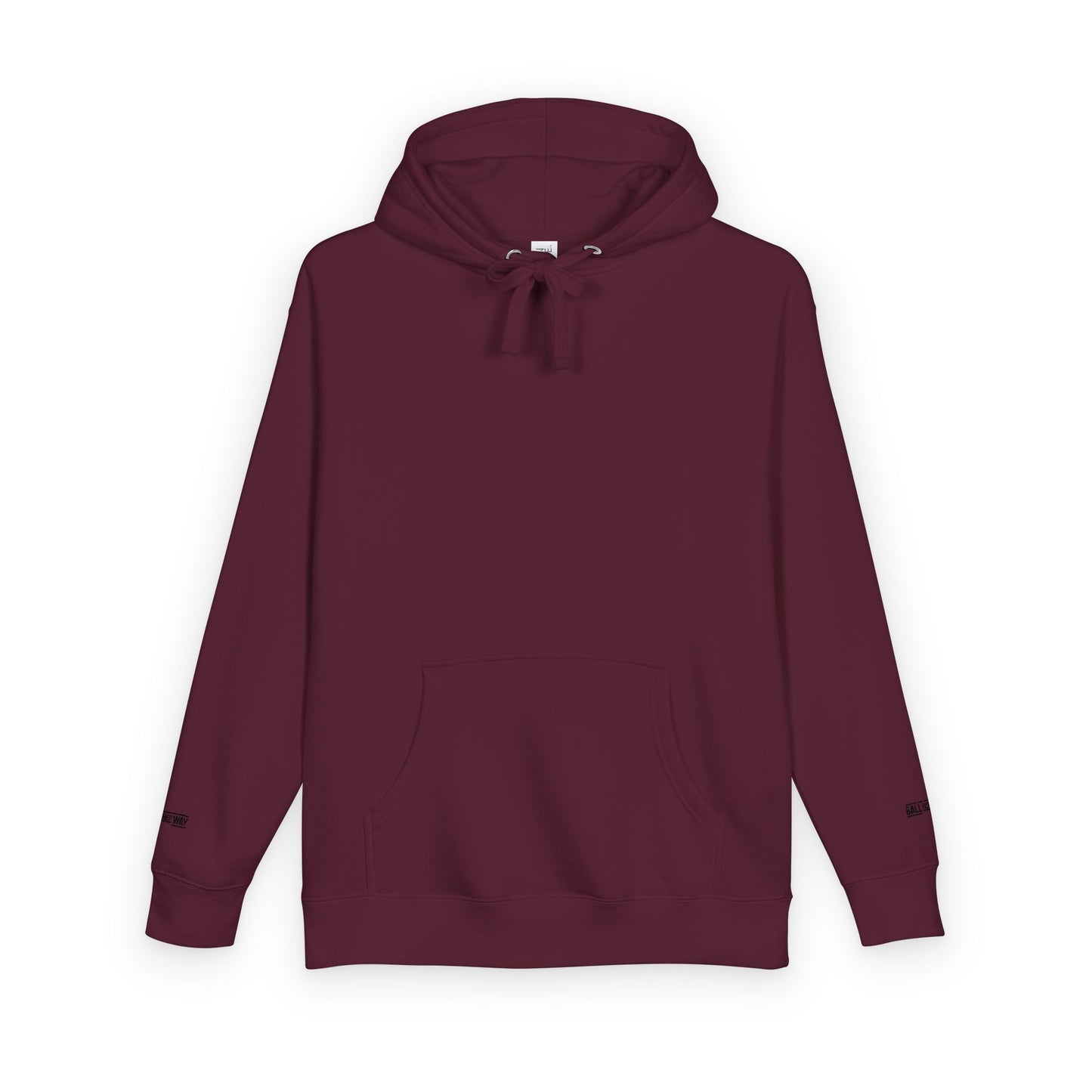 Minimal White Hoodie — Classic Fleece Pullover