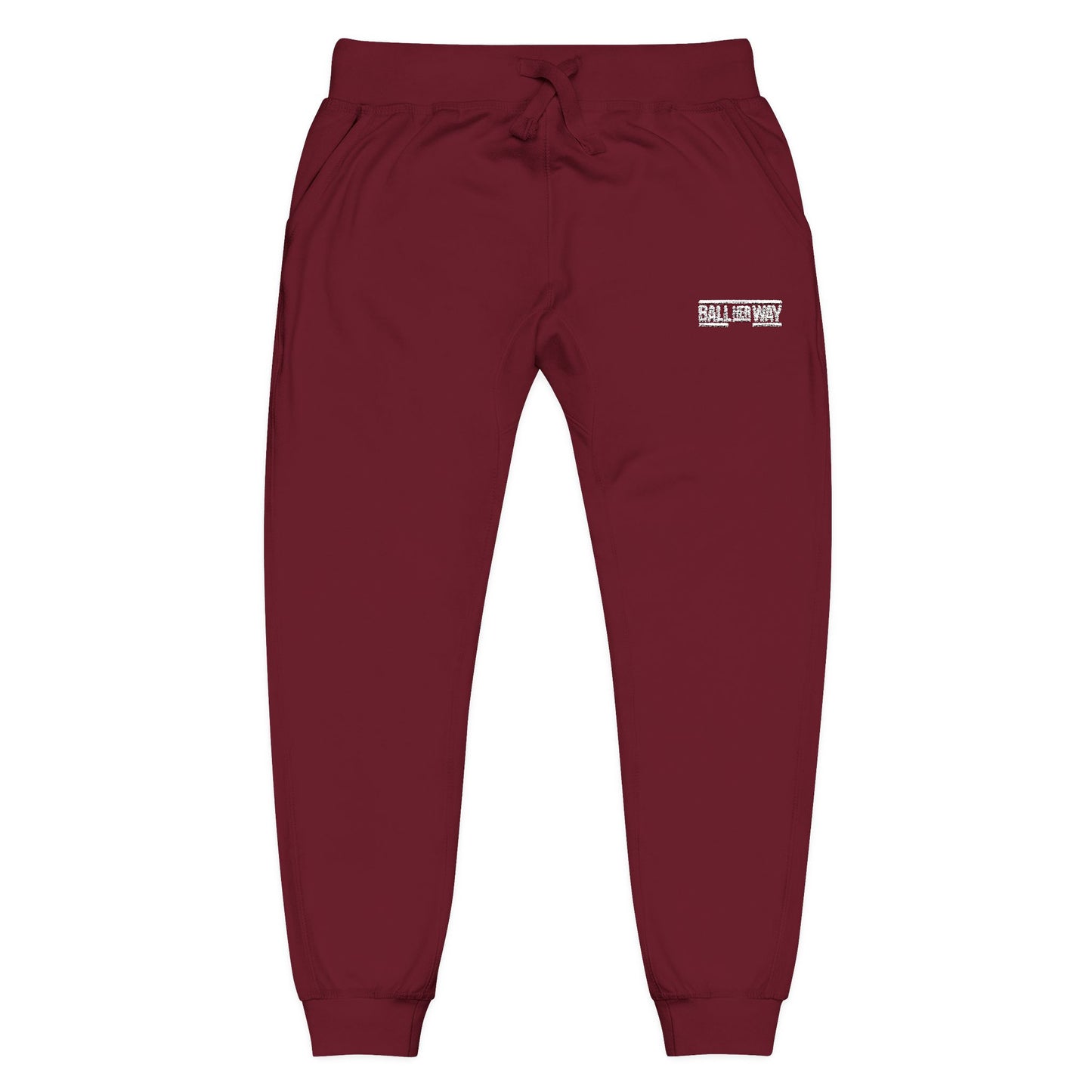 Cozy Unisex Fleece Sweatpants - Perfect for Relaxing, Workouts, and Casual Outings, Embroidered Style, Great for Gifting