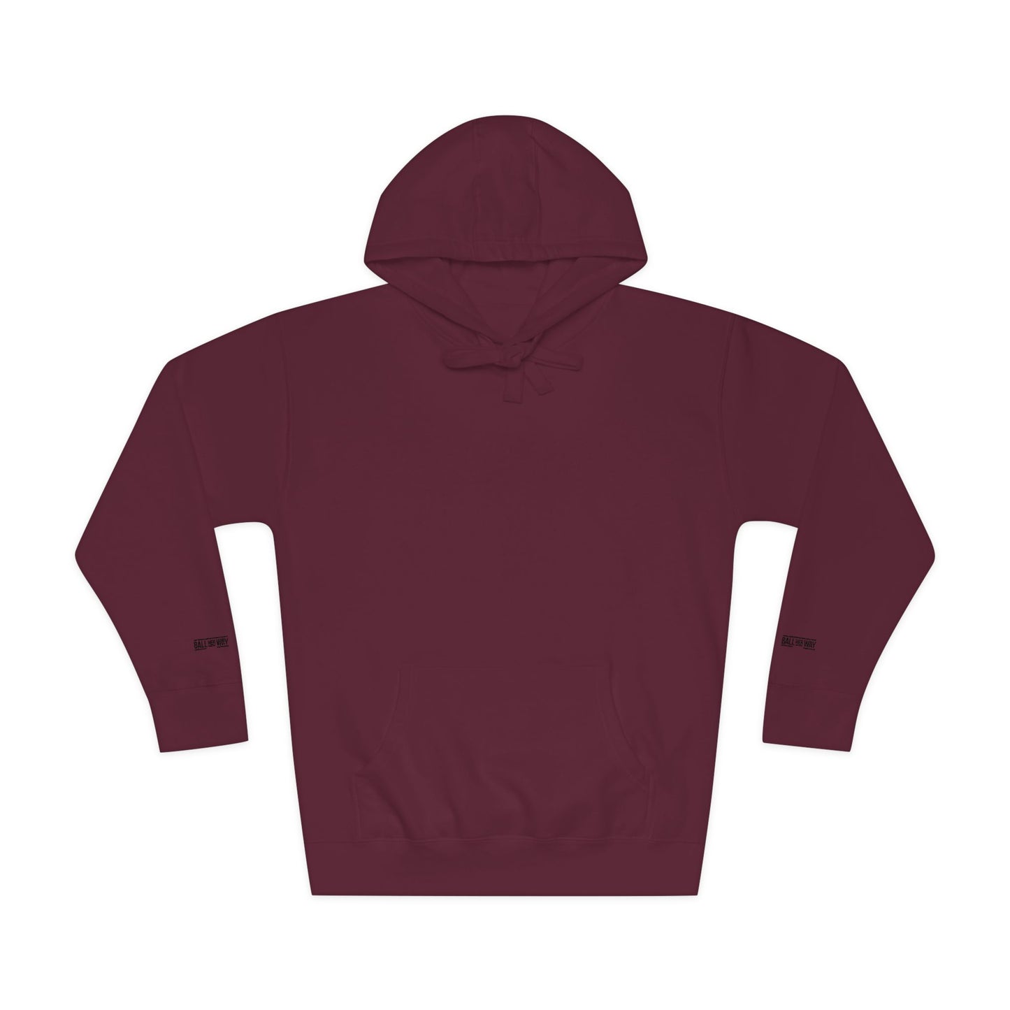 Minimal White Hoodie — Classic Fleece Pullover