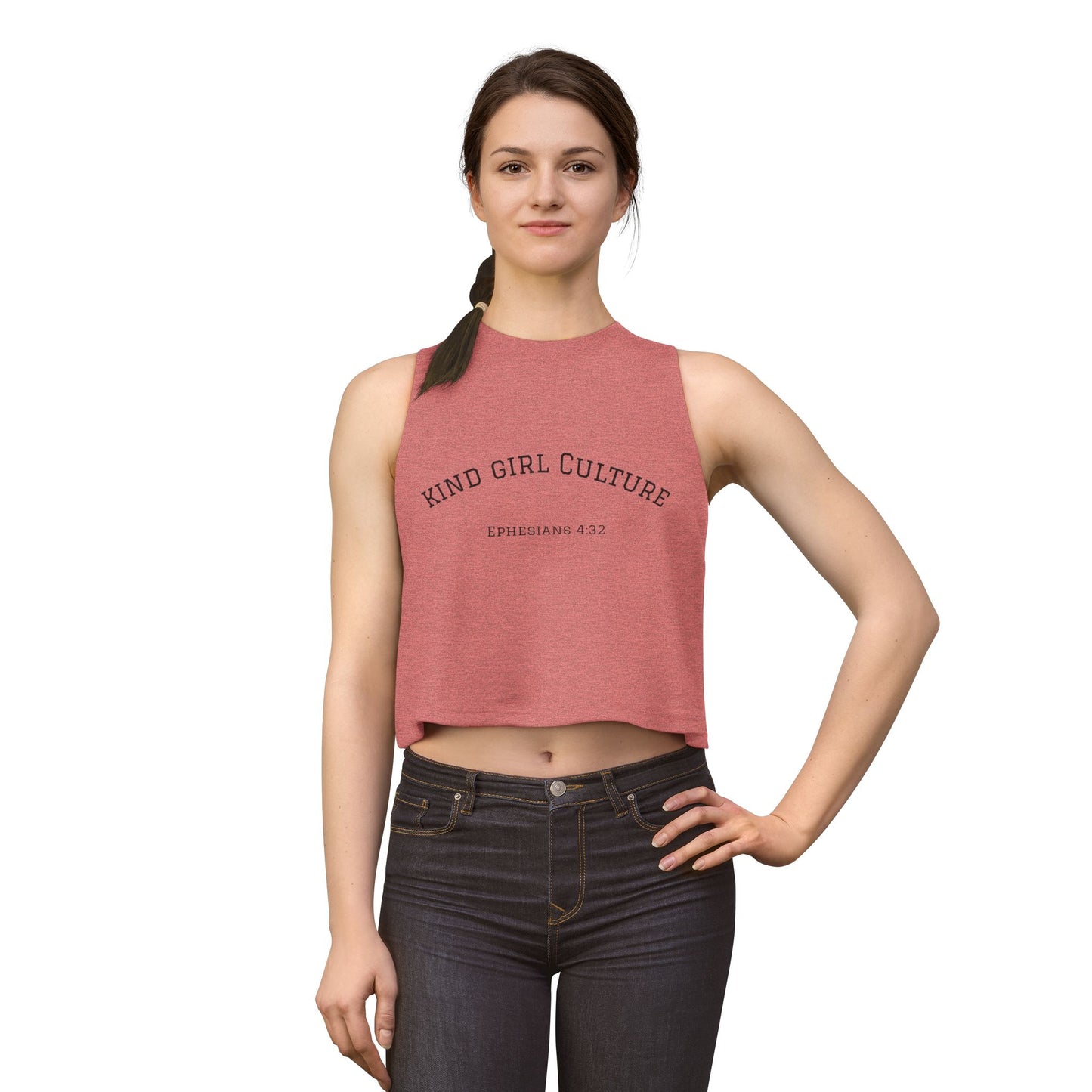Kind Girl Culture Crop Top — Ephesians 4:32 Inspirational Women’s Tank