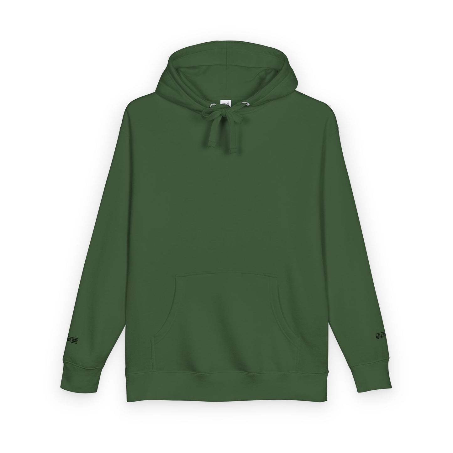 Minimal White Hoodie — Classic Fleece Pullover