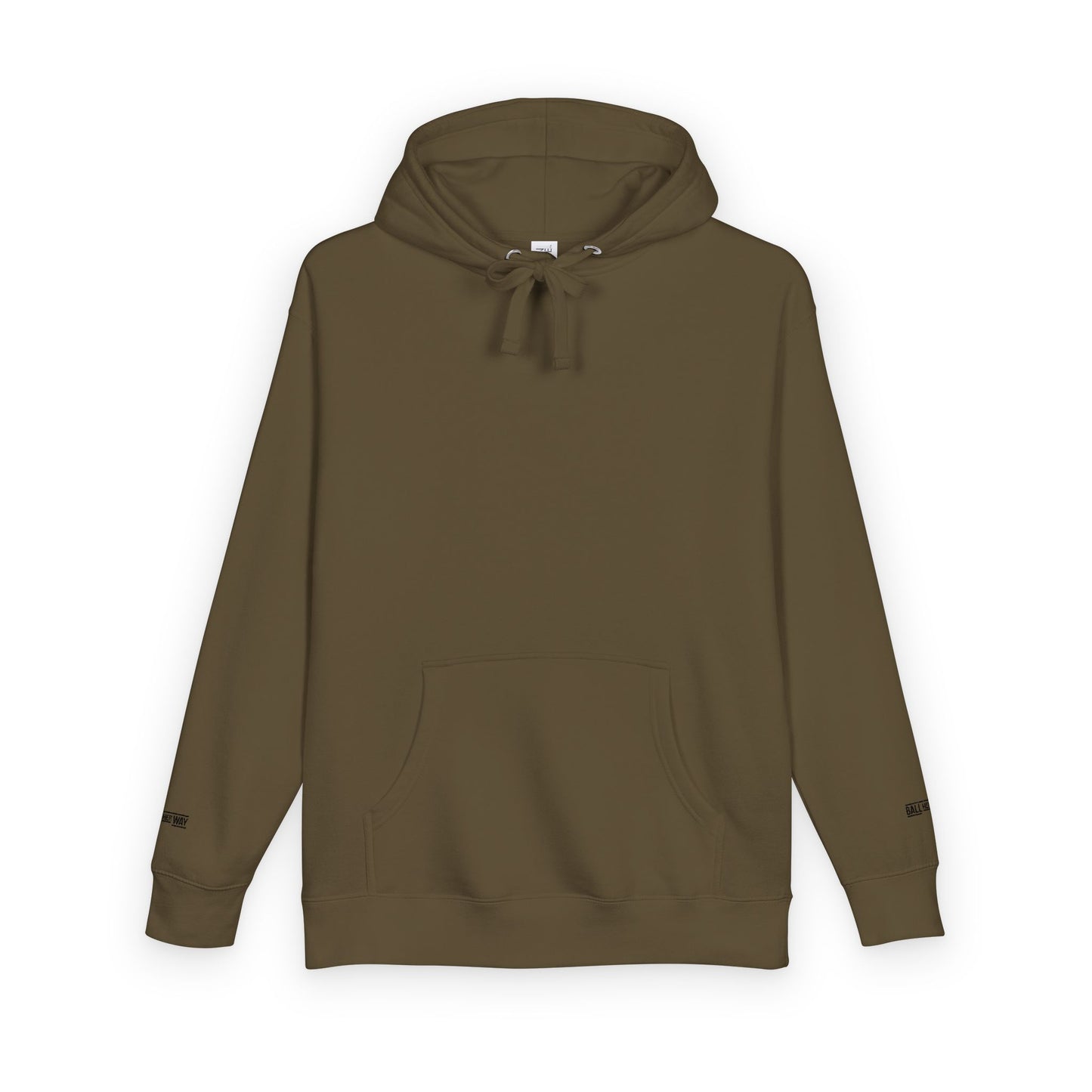 Minimal White Hoodie — Classic Fleece Pullover