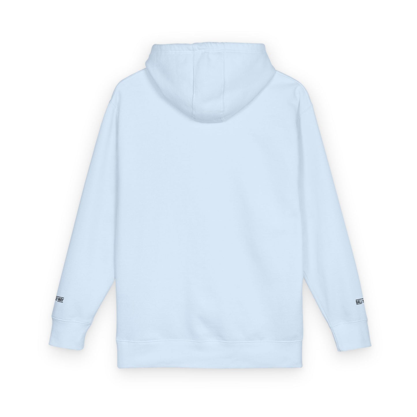 Minimal White Hoodie — Classic Fleece Pullover