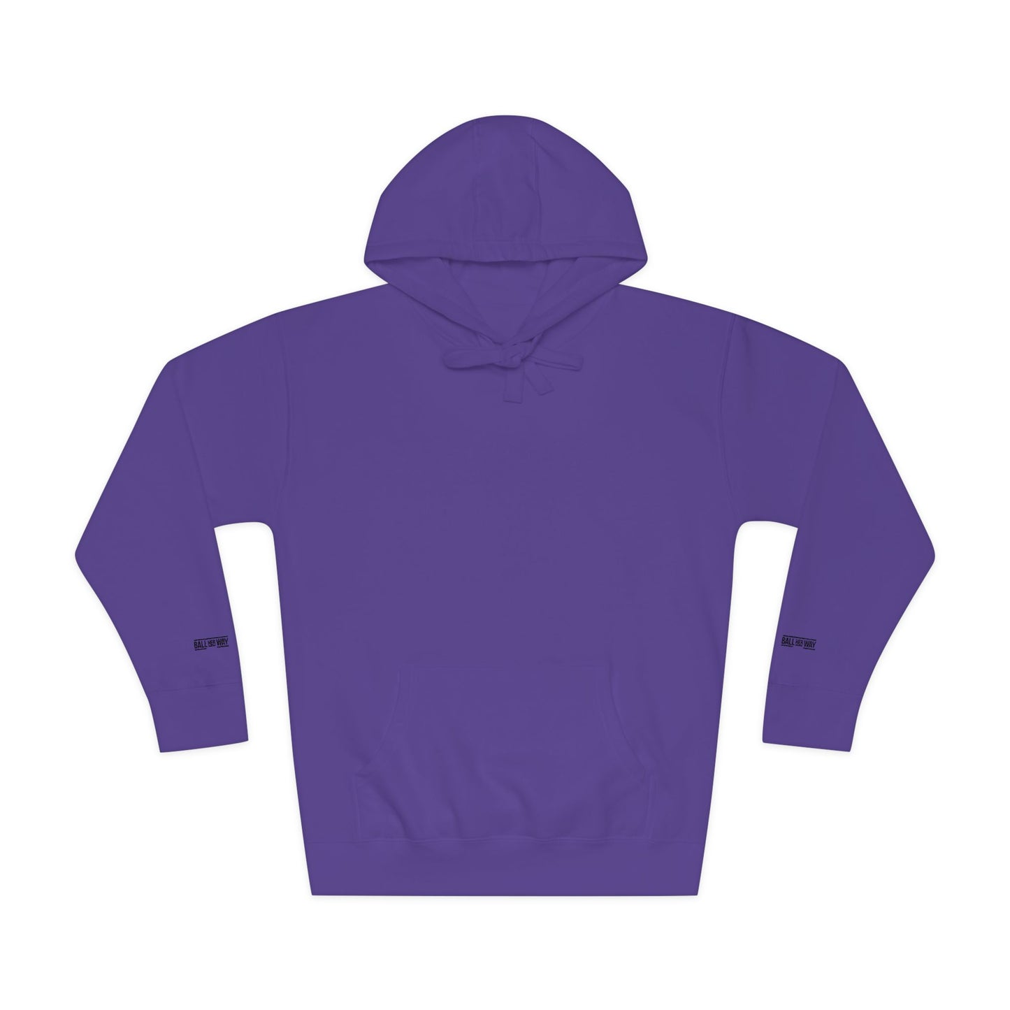Minimal White Hoodie — Classic Fleece Pullover