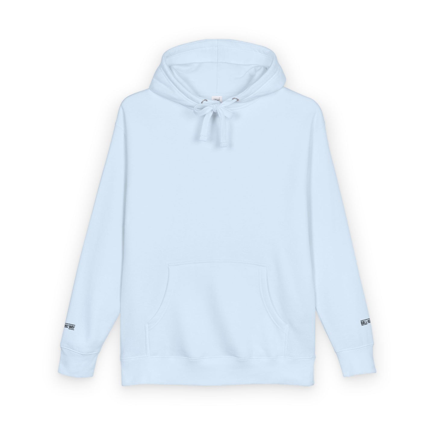Minimal White Hoodie — Classic Fleece Pullover
