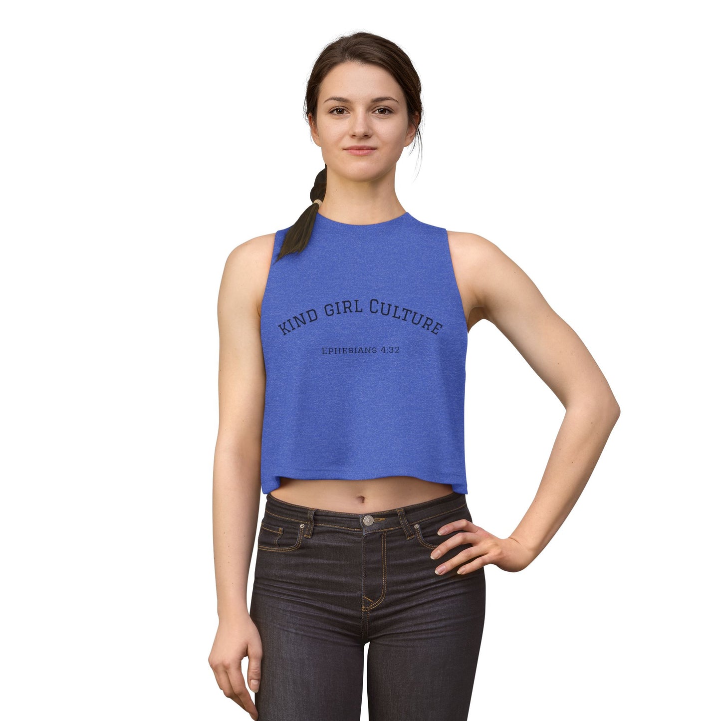 Kind Girl Culture Crop Top — Ephesians 4:32 Inspirational Women’s Tank