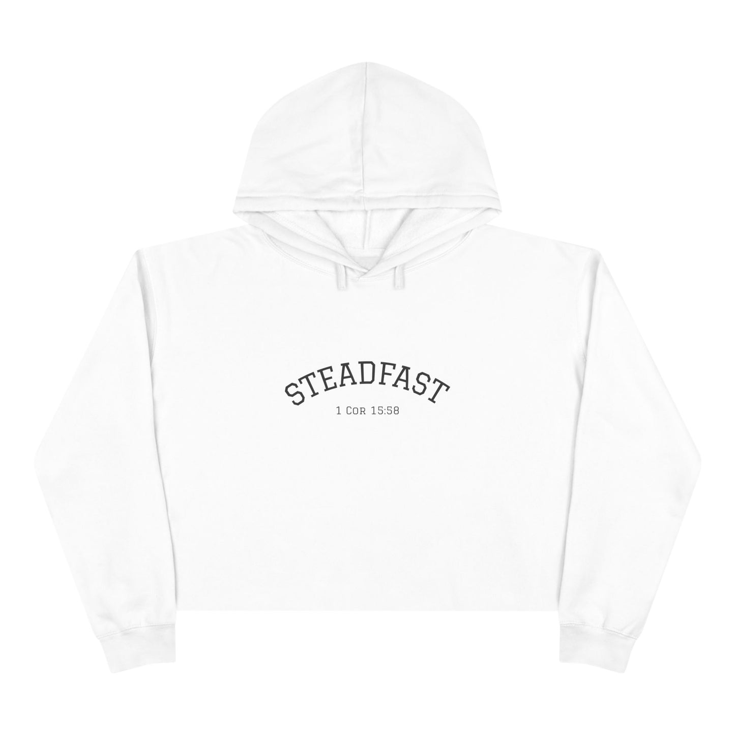 Steadfast Crop Hoodie — "Ball Her Way" Athletic Crop Sweatshirt