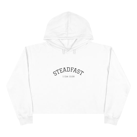 Steadfast Crop Hoodie — "Ball Her Way" Athletic Crop Sweatshirt