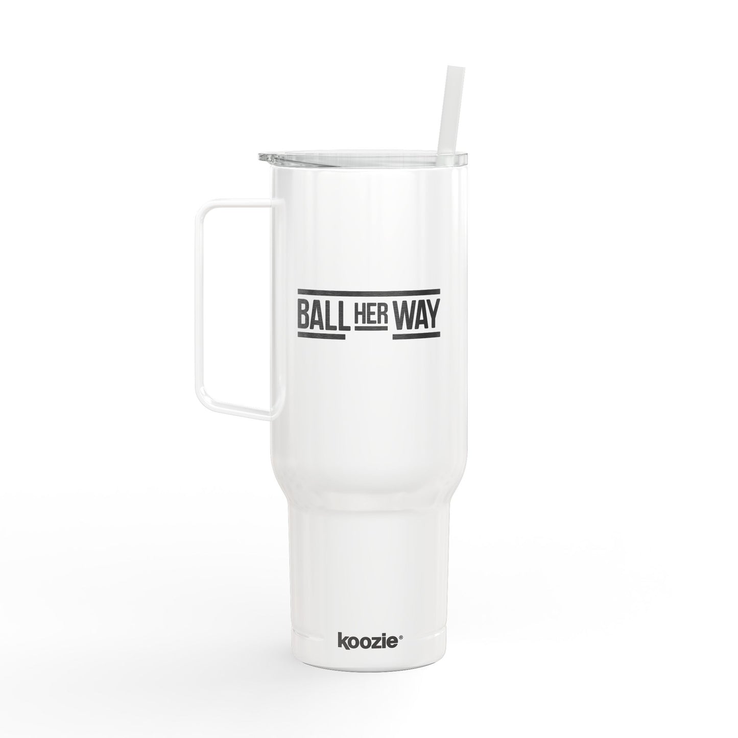 Ball Her Way 40oz Insulated Tumbler with Lid - Perfect for Athletes and Everyday Use