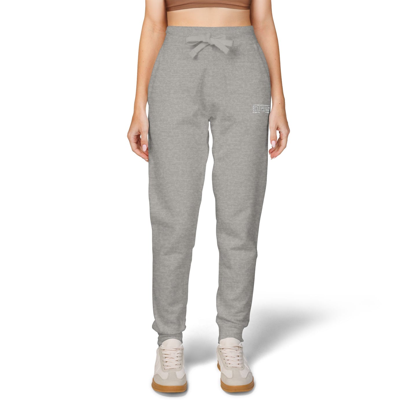 Cozy Unisex Fleece Sweatpants - Perfect for Relaxing, Workouts, and Casual Outings, Embroidered Style, Great for Gifting