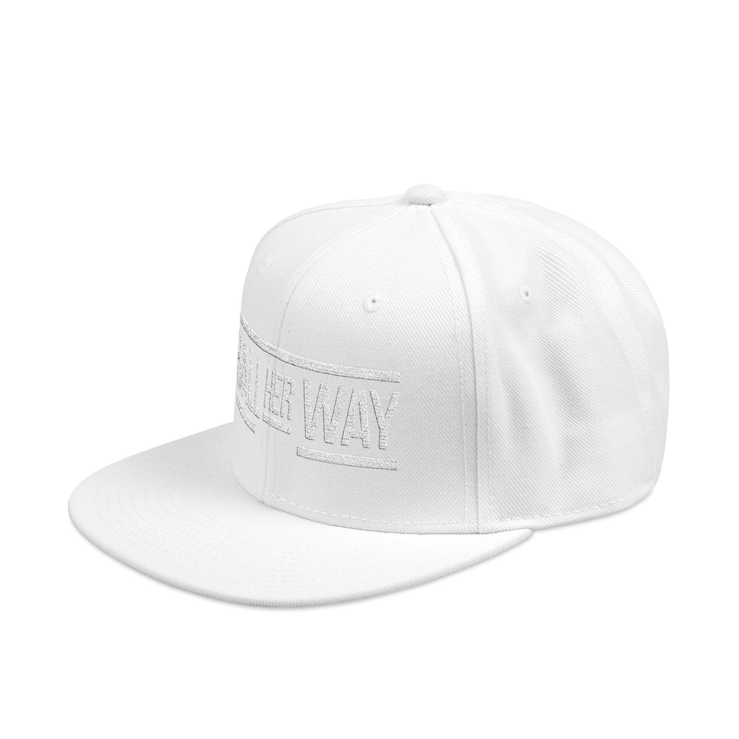 Embroidered Snapback Hat - Trendy White Cap for Casual Outfits, Custom Gift for Birthdays, Holidays, Sports Events, Everyday Wear