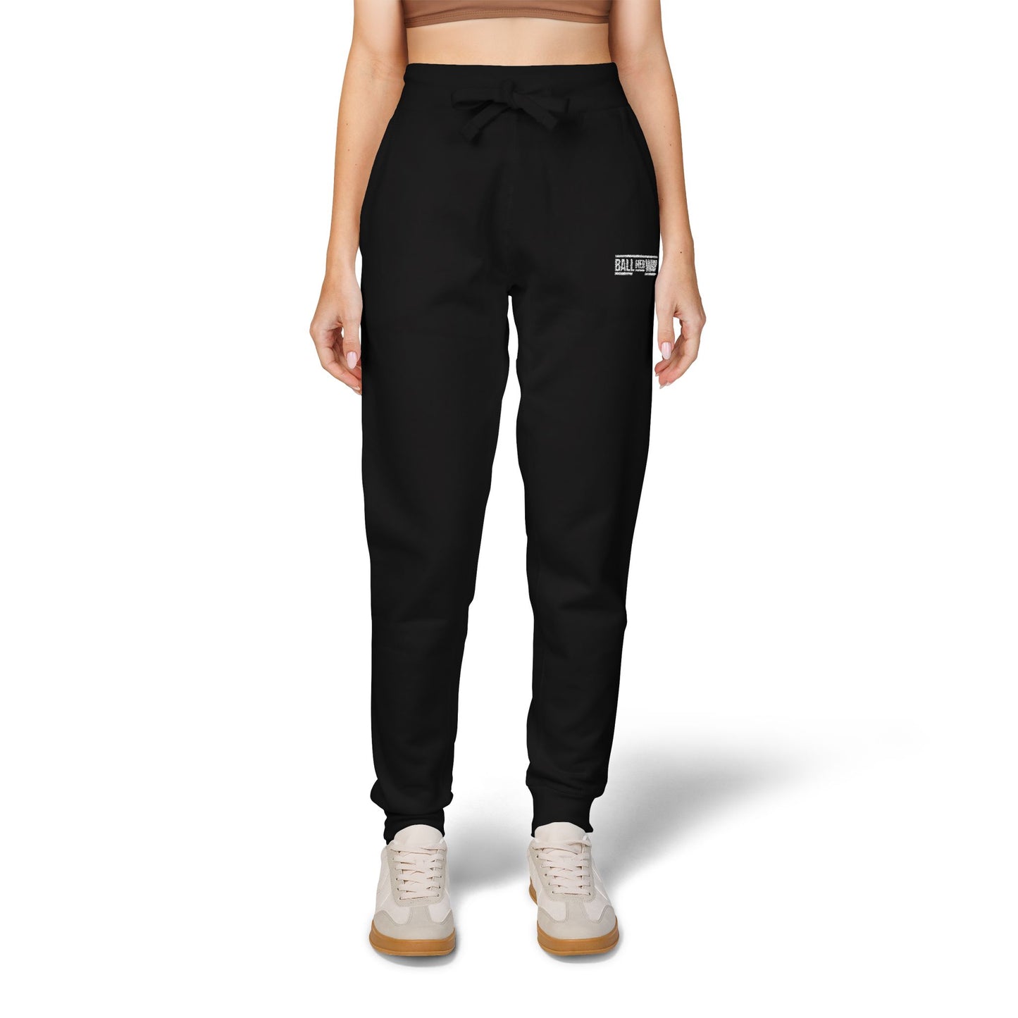 Cozy Unisex Fleece Sweatpants - Perfect for Relaxing, Workouts, and Casual Outings, Embroidered Style, Great for Gifting