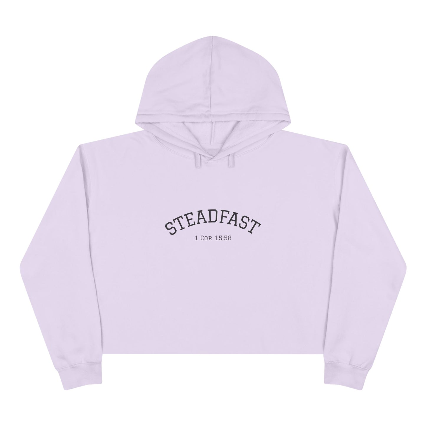 Steadfast Crop Hoodie — "Ball Her Way" Athletic Crop Sweatshirt