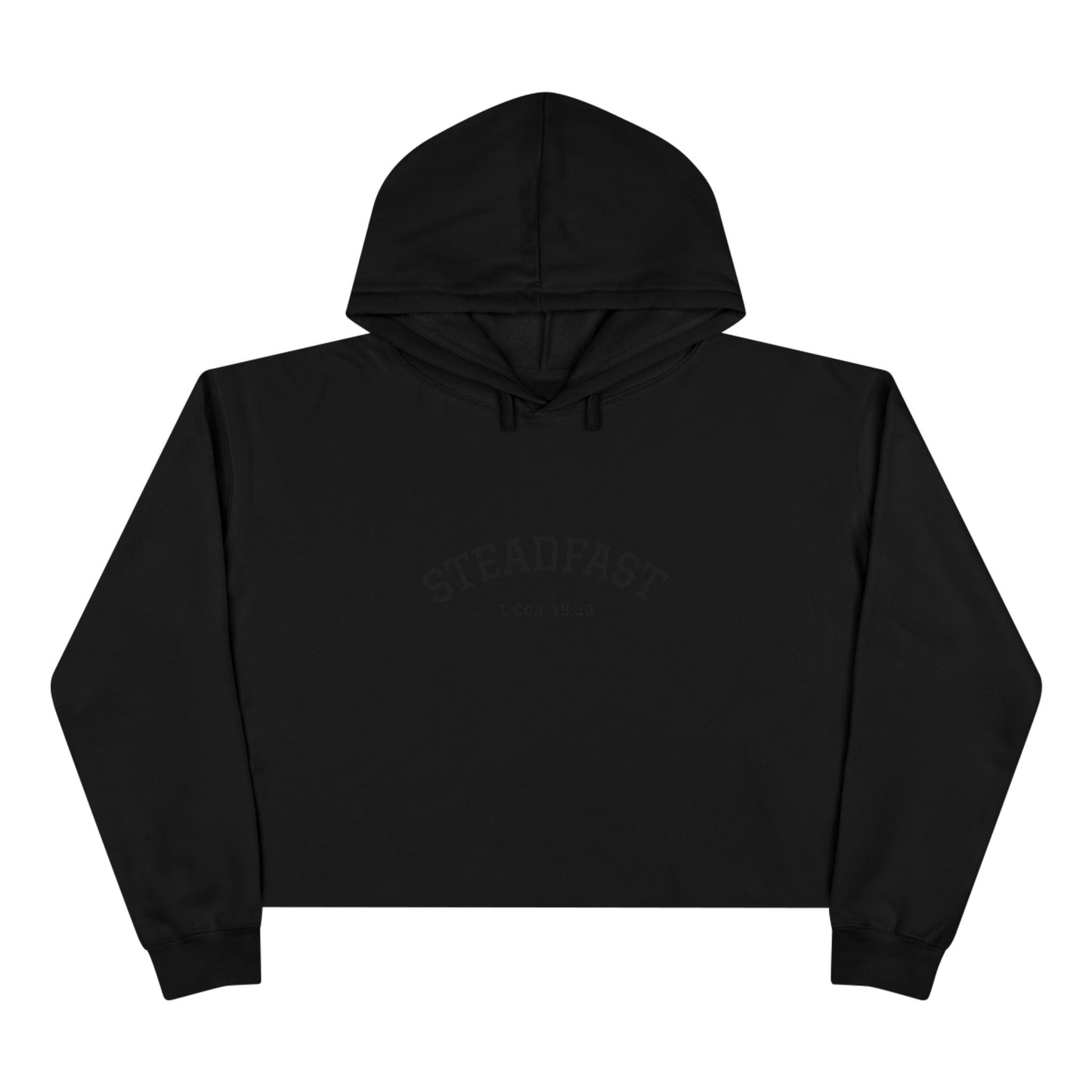 Steadfast Crop Hoodie — "Ball Her Way" Athletic Crop Sweatshirt