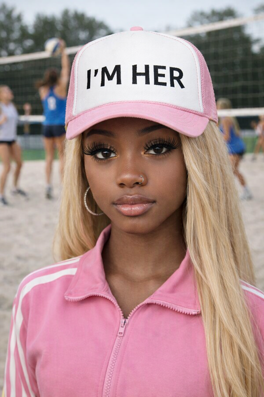 I'm Her Ball and Chain Foam Trucker Hat, Funny Gift for Brides, Wedding Accessories, Bridal Party Apparel, Engagement Celebration Hat