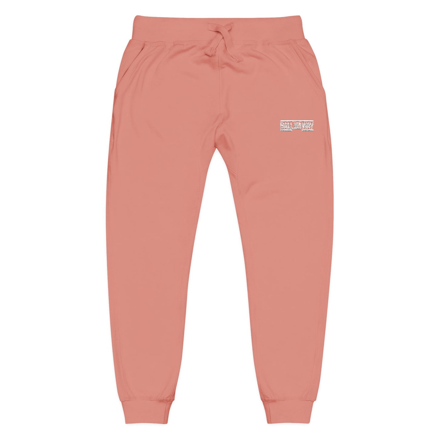 Cozy Unisex Fleece Sweatpants - Perfect for Relaxing, Workouts, and Casual Outings, Embroidered Style, Great for Gifting