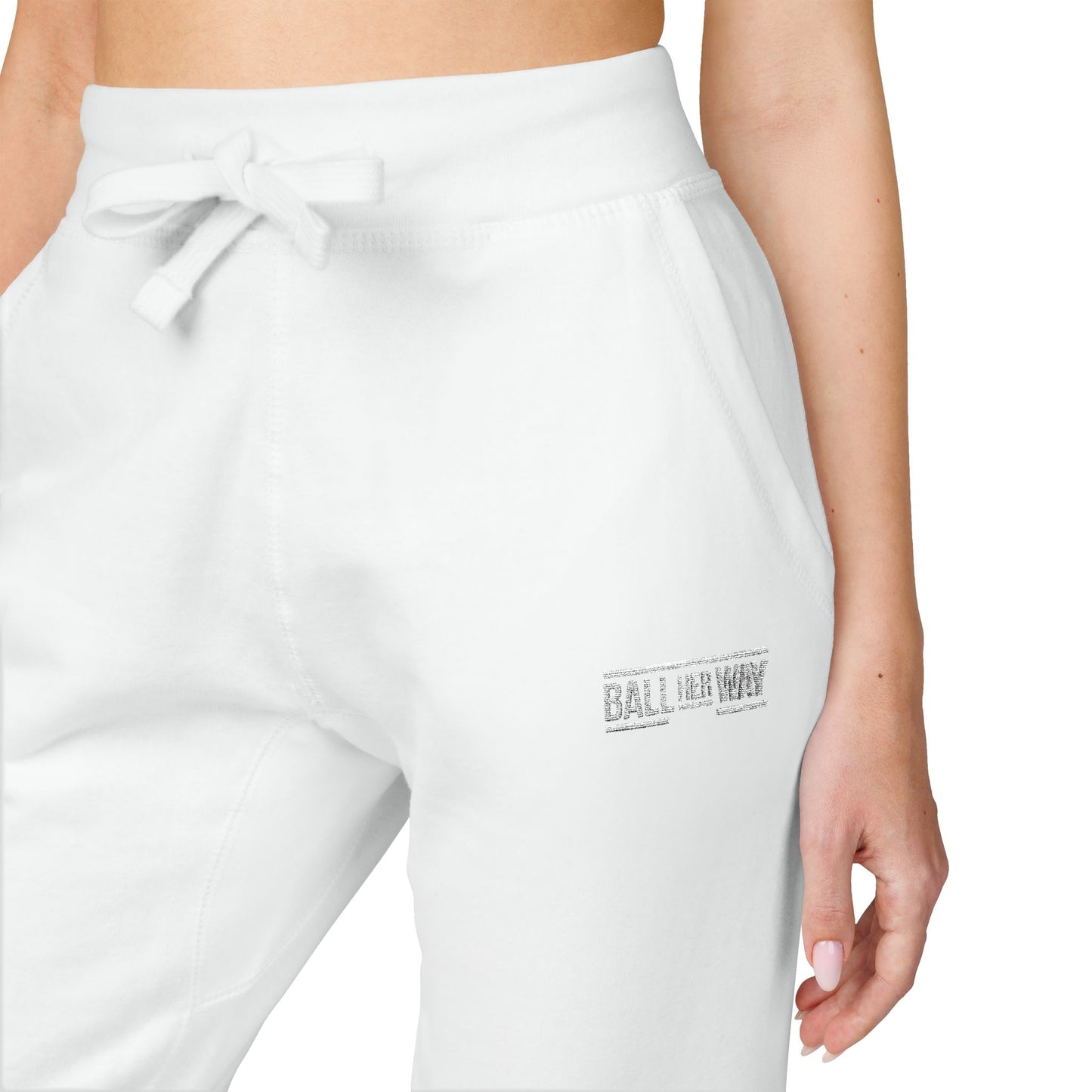 Cozy Unisex Fleece Sweatpants - Perfect for Relaxing, Workouts, and Casual Outings, Embroidered Style, Great for Gifting