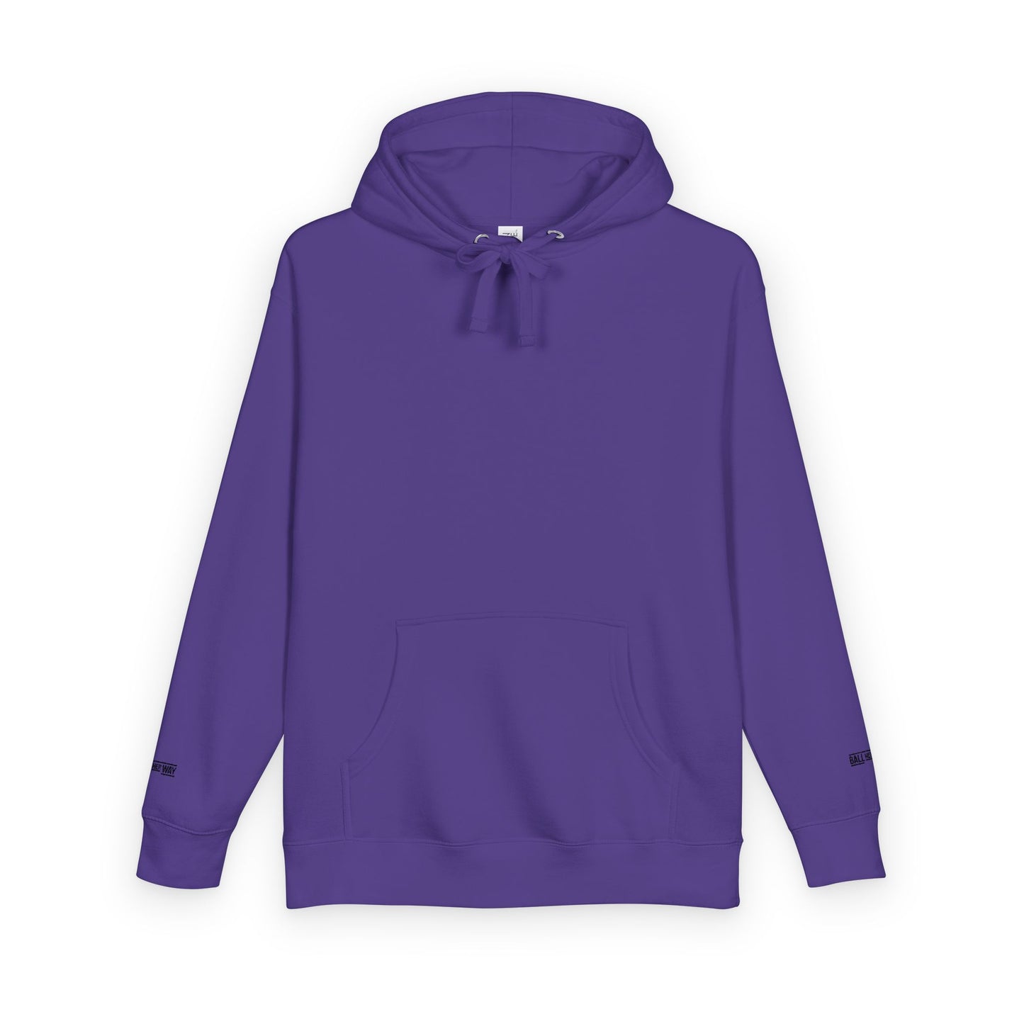Minimal White Hoodie — Classic Fleece Pullover