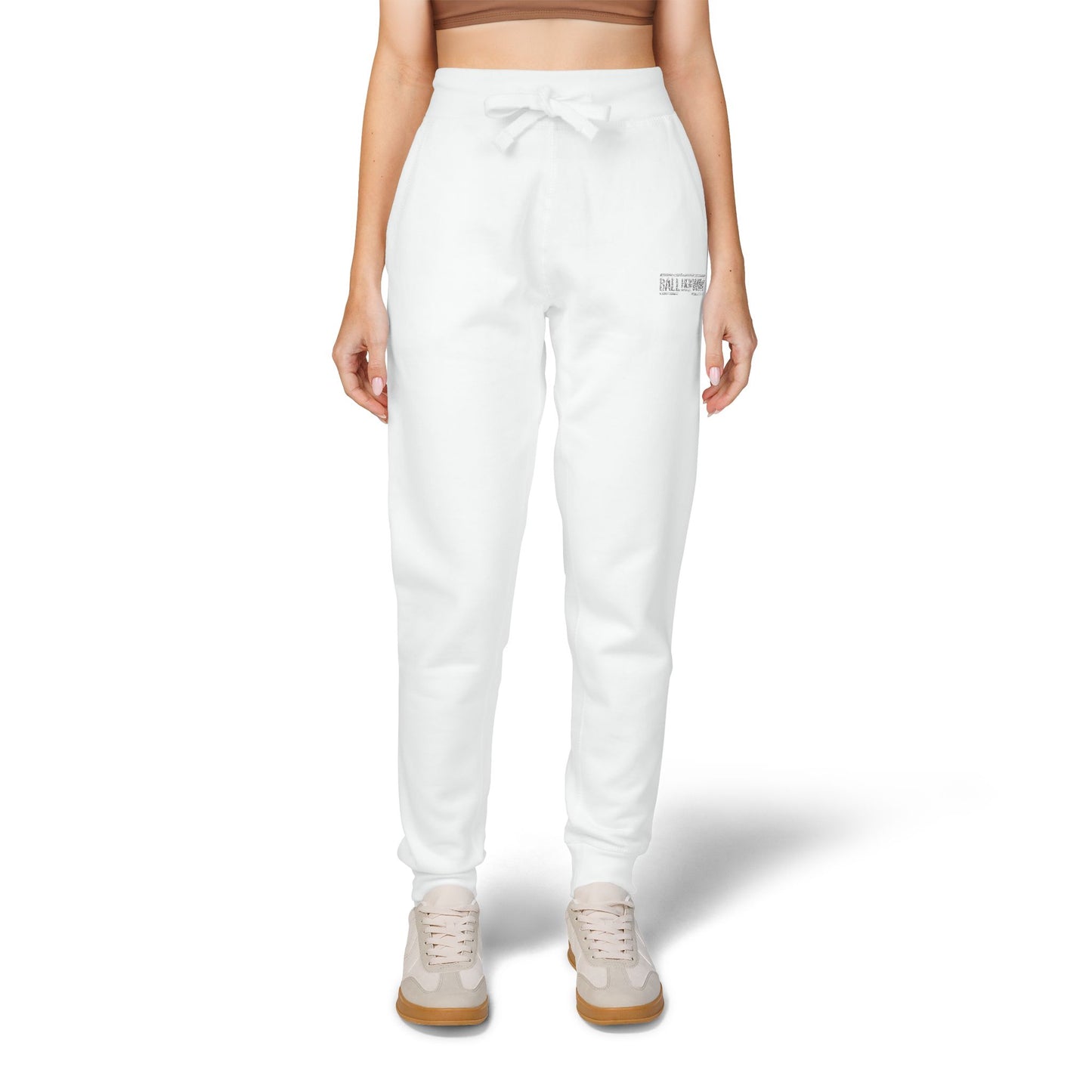 Cozy Unisex Fleece Sweatpants - Perfect for Relaxing, Workouts, and Casual Outings, Embroidered Style, Great for Gifting