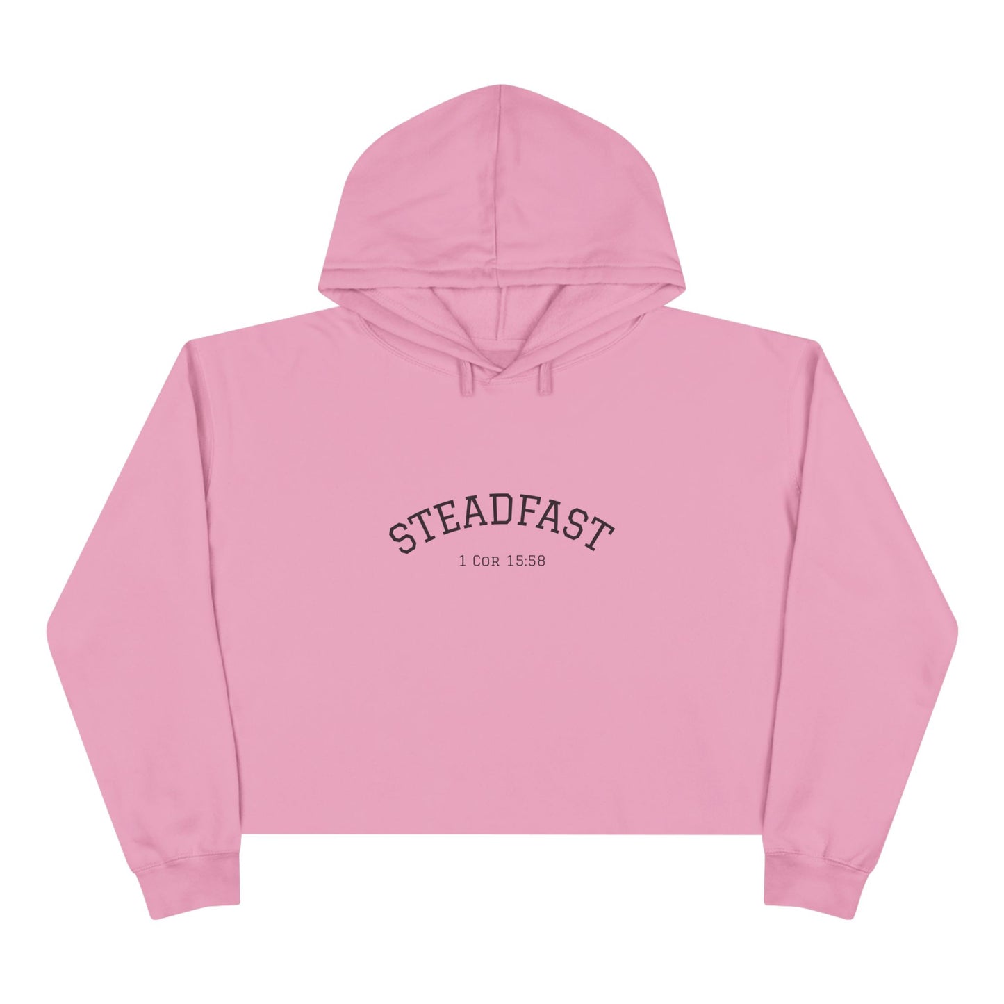 Steadfast Crop Hoodie — "Ball Her Way" Athletic Crop Sweatshirt