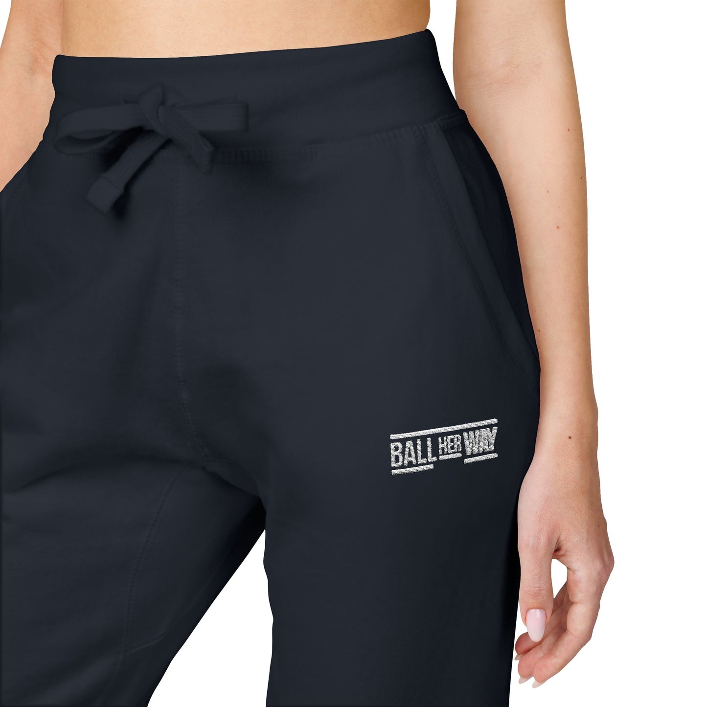Cozy Unisex Fleece Sweatpants - Perfect for Relaxing, Workouts, and Casual Outings, Embroidered Style, Great for Gifting